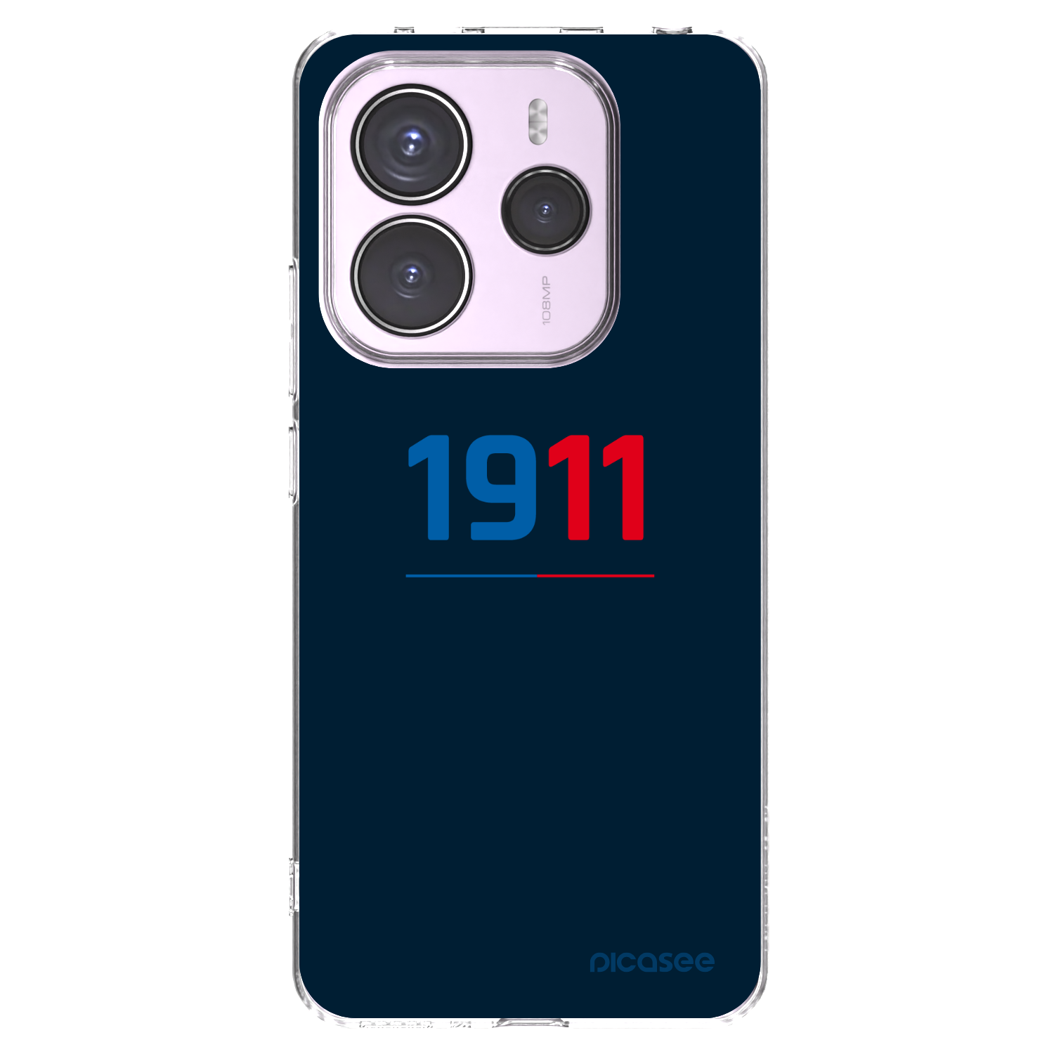 Picasee silikonový průhledný obal pro Xiaomi Redmi Note 14 5G - FC Viktoria Plzeň D