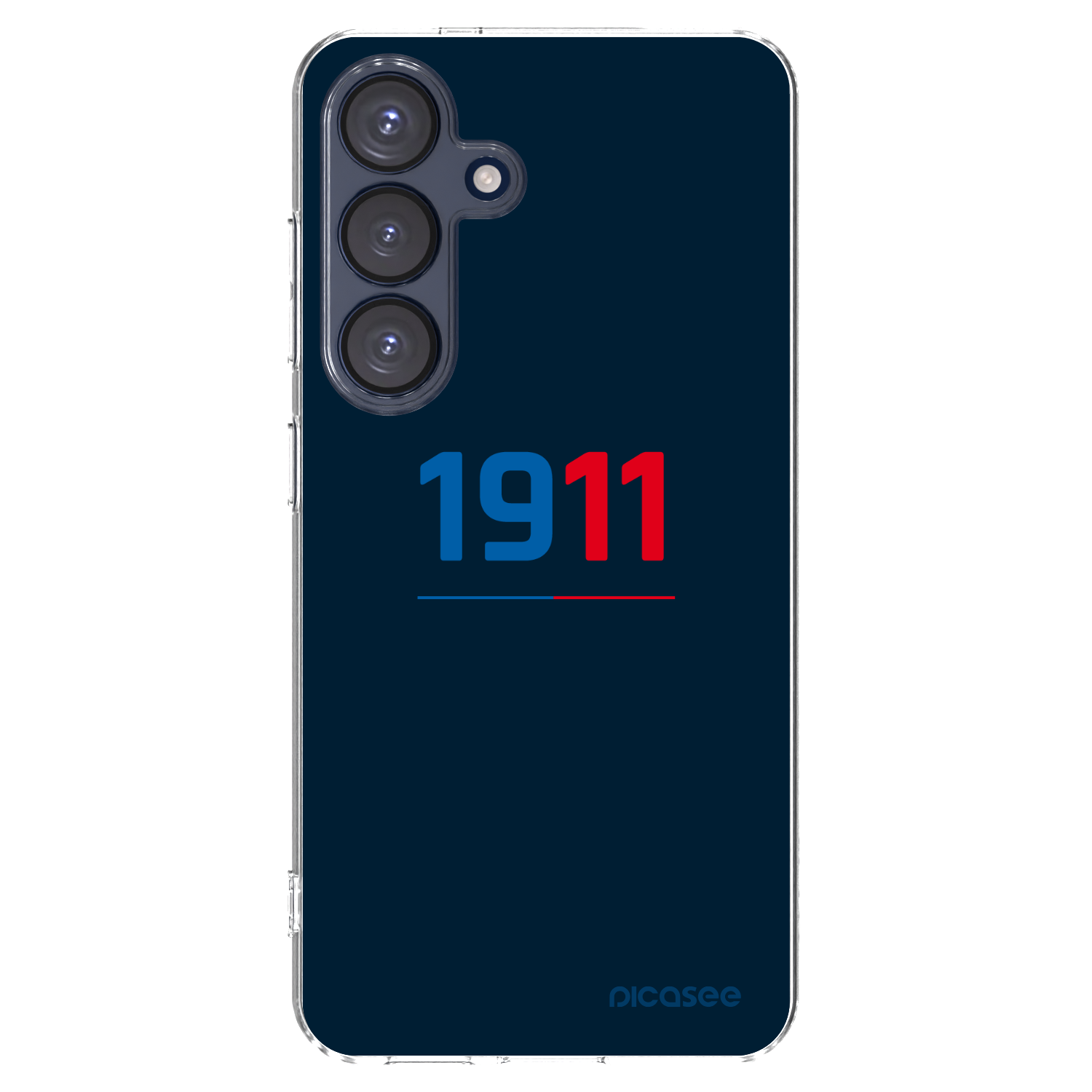 Picasee silikonový průhledný obal pro Samsung Galaxy S25 5G - FC Viktoria Plzeň D