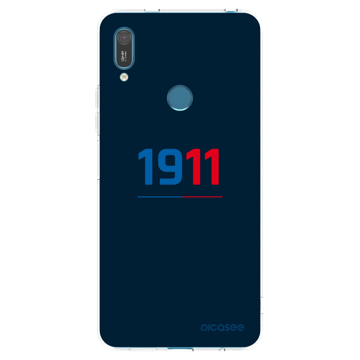 Picasee silikonový průhledný obal pro Huawei Y7 2019 - FC Viktoria Plzeň D