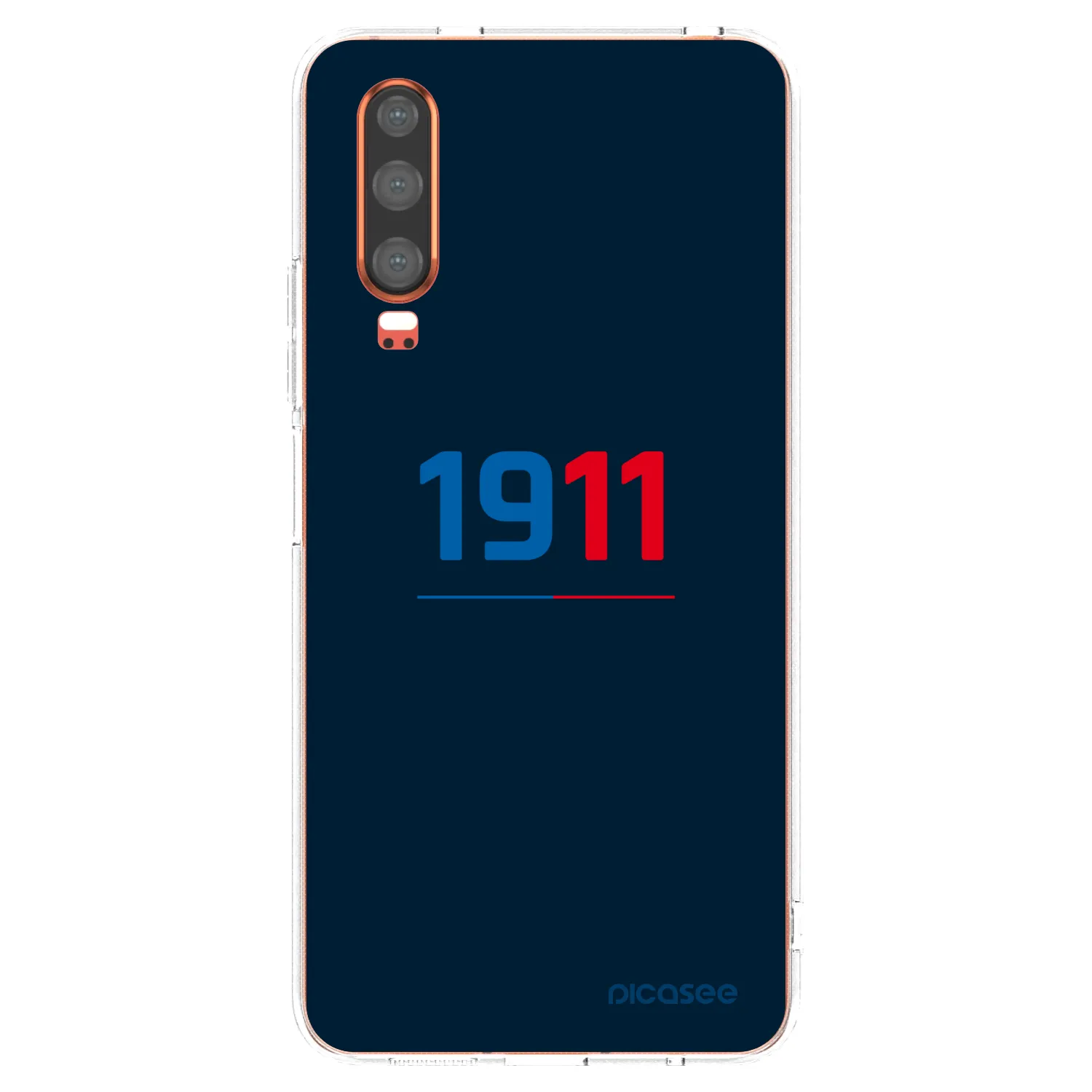 Picasee silikonový průhledný obal pro Huawei P30 - FC Viktoria Plzeň D