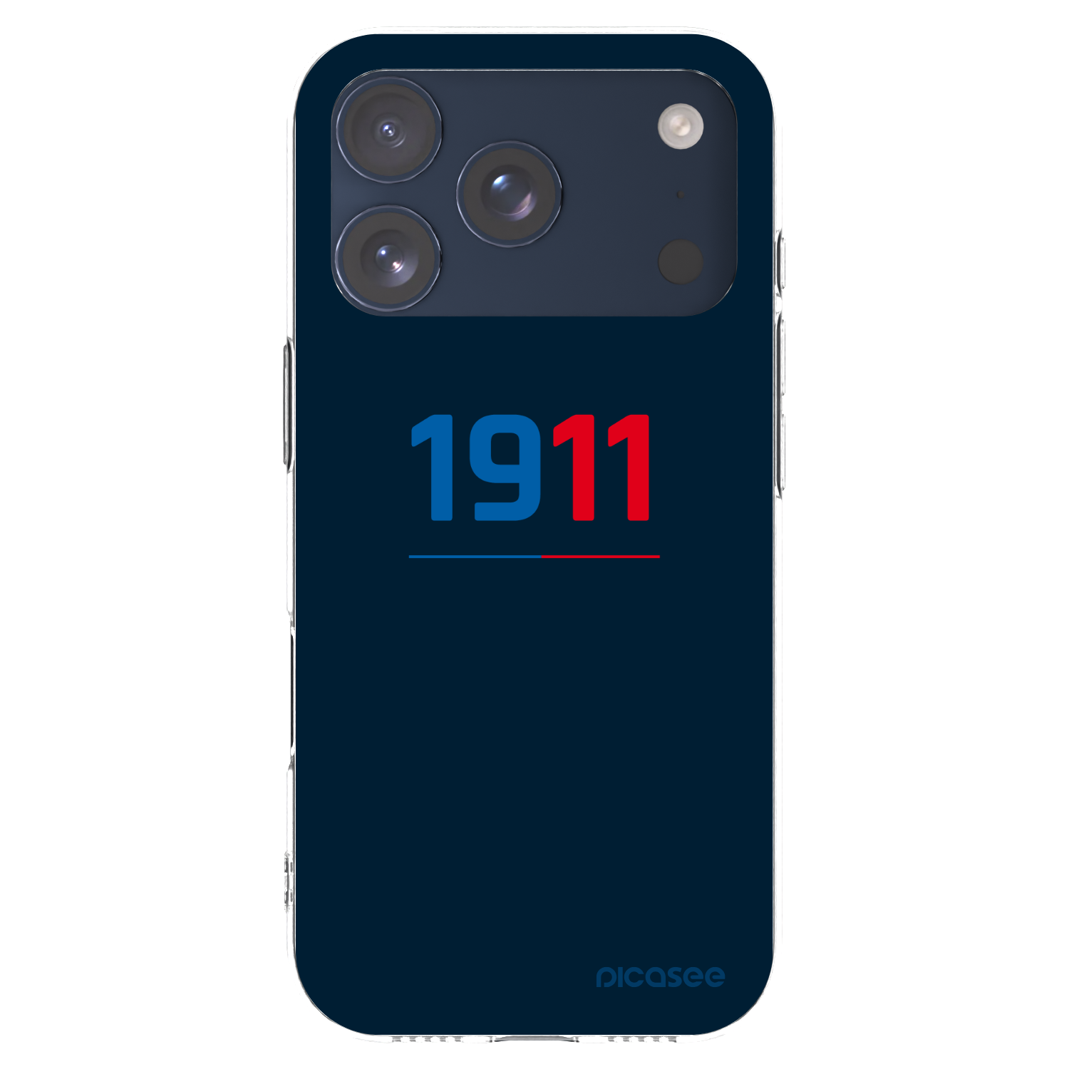 Picasee silikonový průhledný obal pro Apple iPhone 17 Pro - FC Viktoria Plzeň D