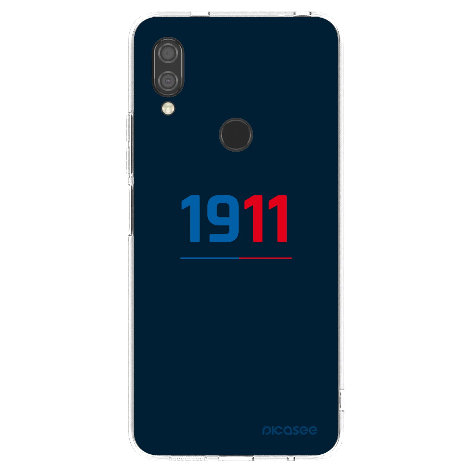 Picasee silikonový průhledný obal pro Xiaomi Redmi 7 - FC Viktoria Plzeň D