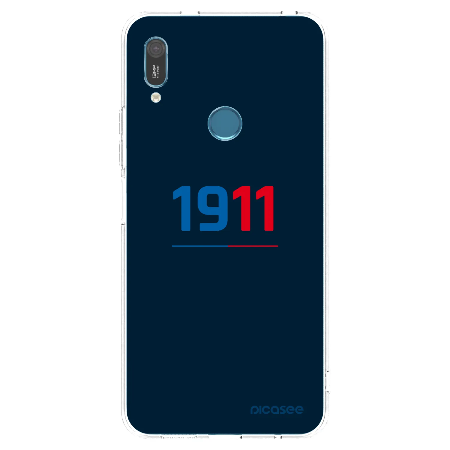 Picasee silikonový průhledný obal pro Huawei Y6 2019 - FC Viktoria Plzeň D