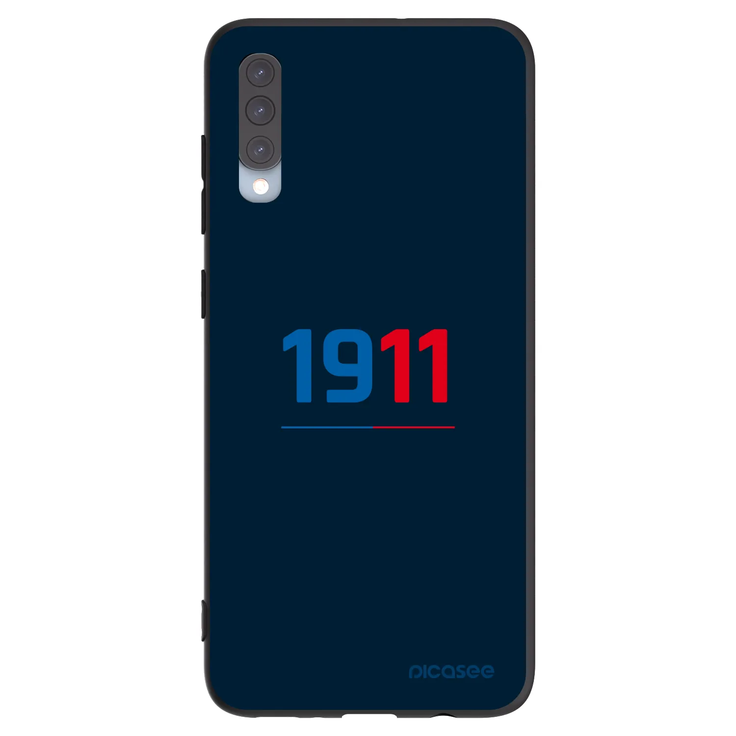 Picasee silikonový černý obal pro Samsung Galaxy A70 A705F - FC Viktoria Plzeň D