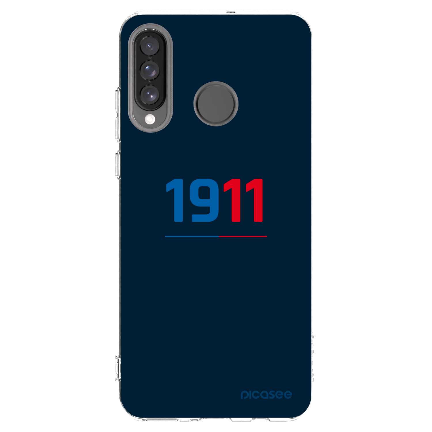 Picasee silikonový průhledný obal pro Huawei P30 Lite - FC Viktoria Plzeň D