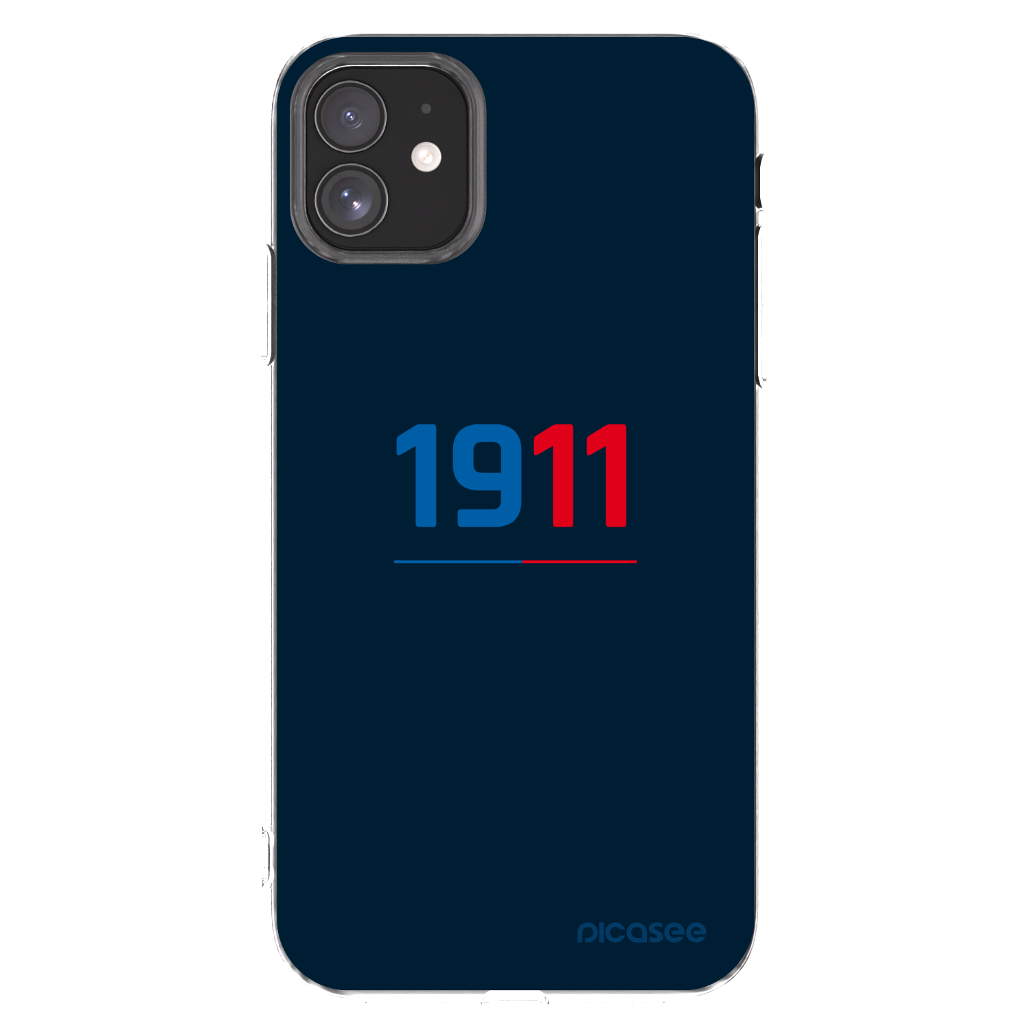 Picasee silikonový průhledný obal pro Apple iPhone 11 - FC Viktoria Plzeň D