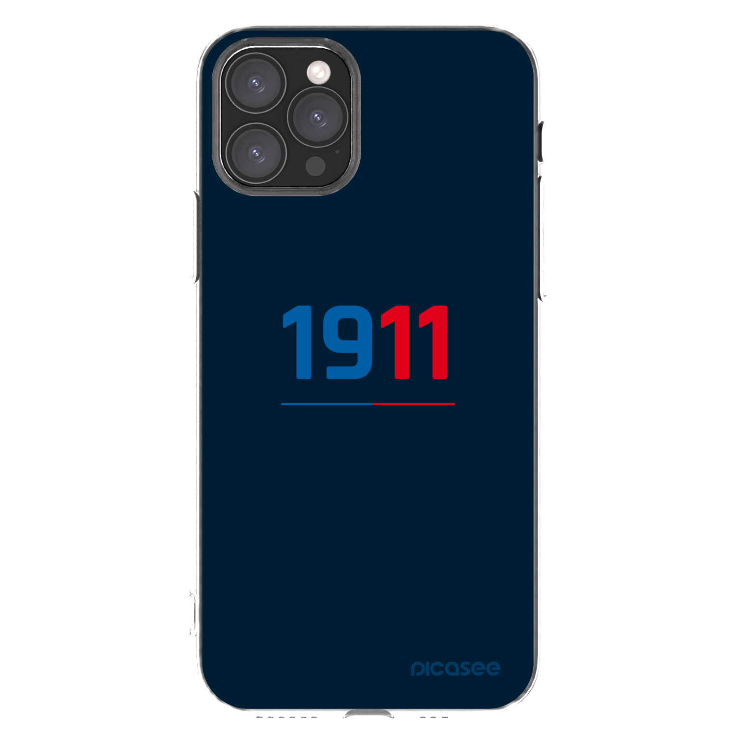 Picasee silikonový průhledný obal pro Apple iPhone 11 Pro - FC Viktoria Plzeň D