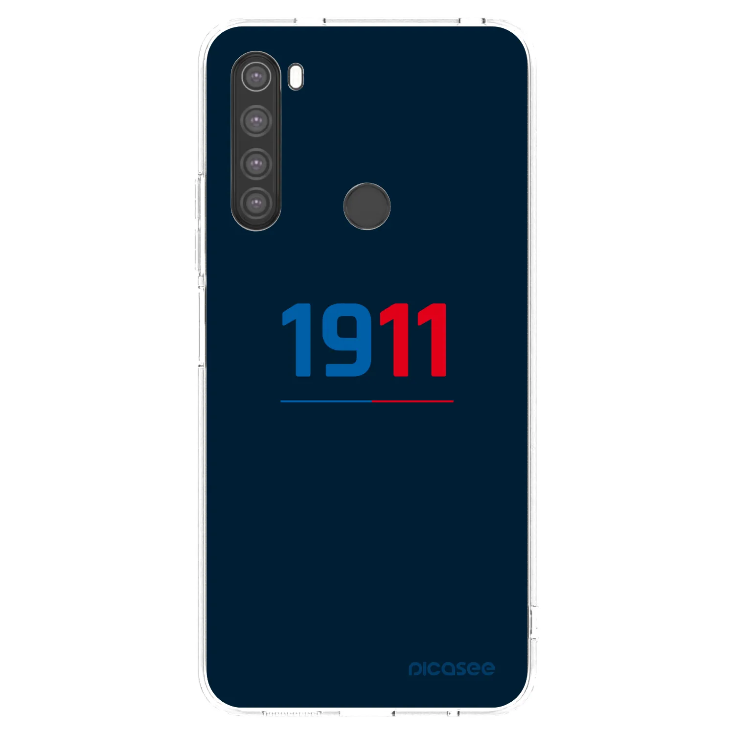 Picasee silikonový průhledný obal pro Xiaomi Redmi Note 8 - FC Viktoria Plzeň D