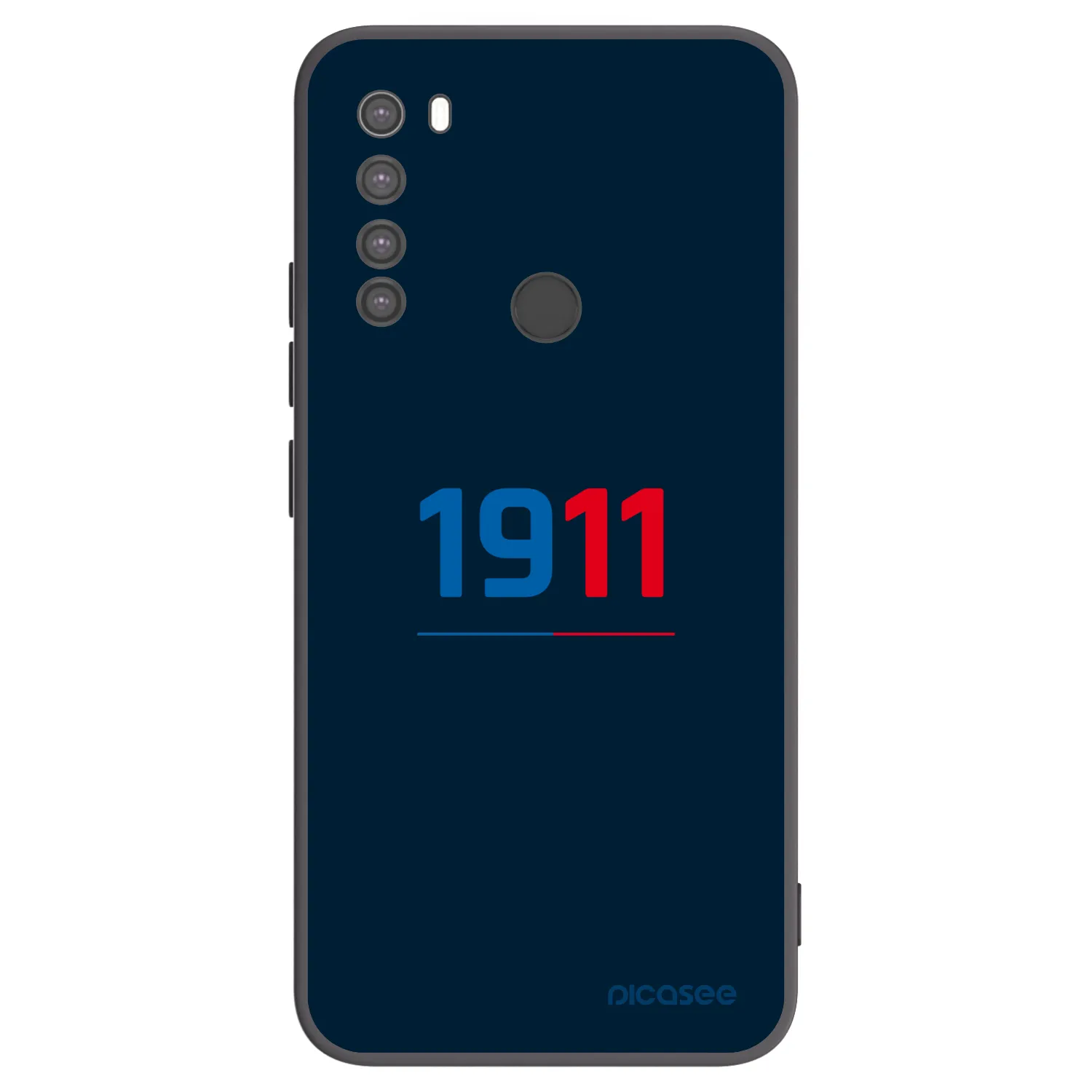 Picasee silikonový černý obal pro Xiaomi Redmi Note 8 - FC Viktoria Plzeň D