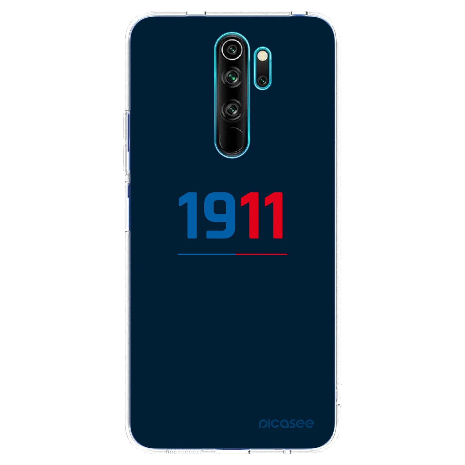 Picasee silikonový průhledný obal pro Xiaomi Redmi Note 8 Pro - FC Viktoria Plzeň D