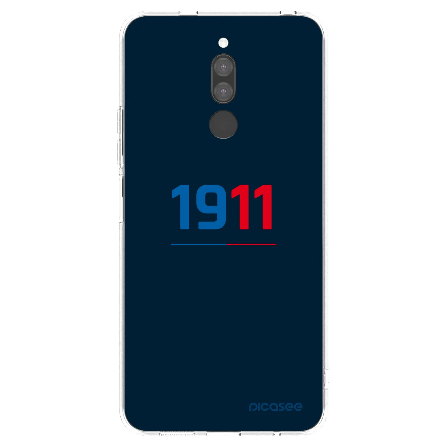 Picasee silikonový průhledný obal pro Xiaomi Redmi 8 - FC Viktoria Plzeň D