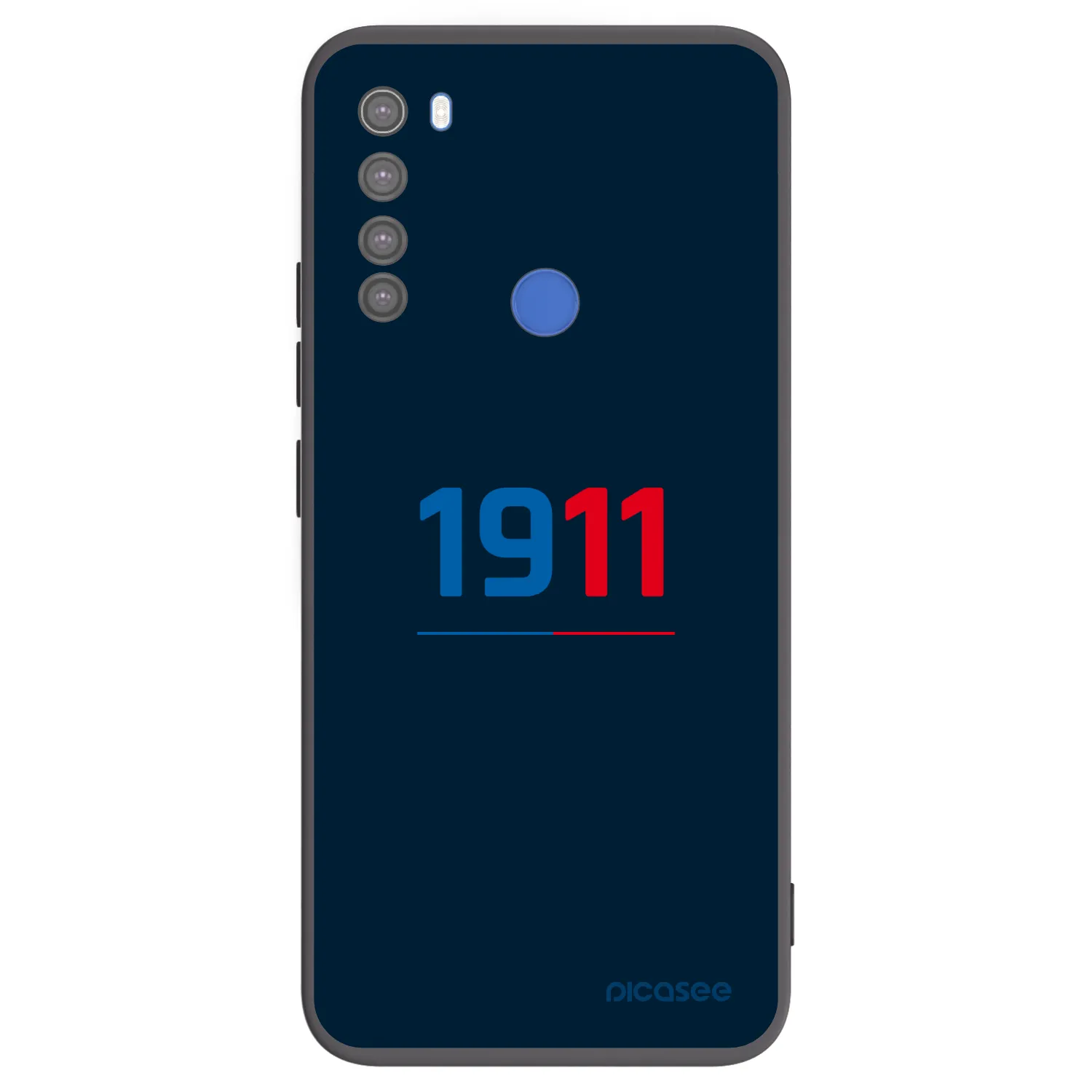 Picasee silikonový černý obal pro Xiaomi Redmi Note 8T - FC Viktoria Plzeň D