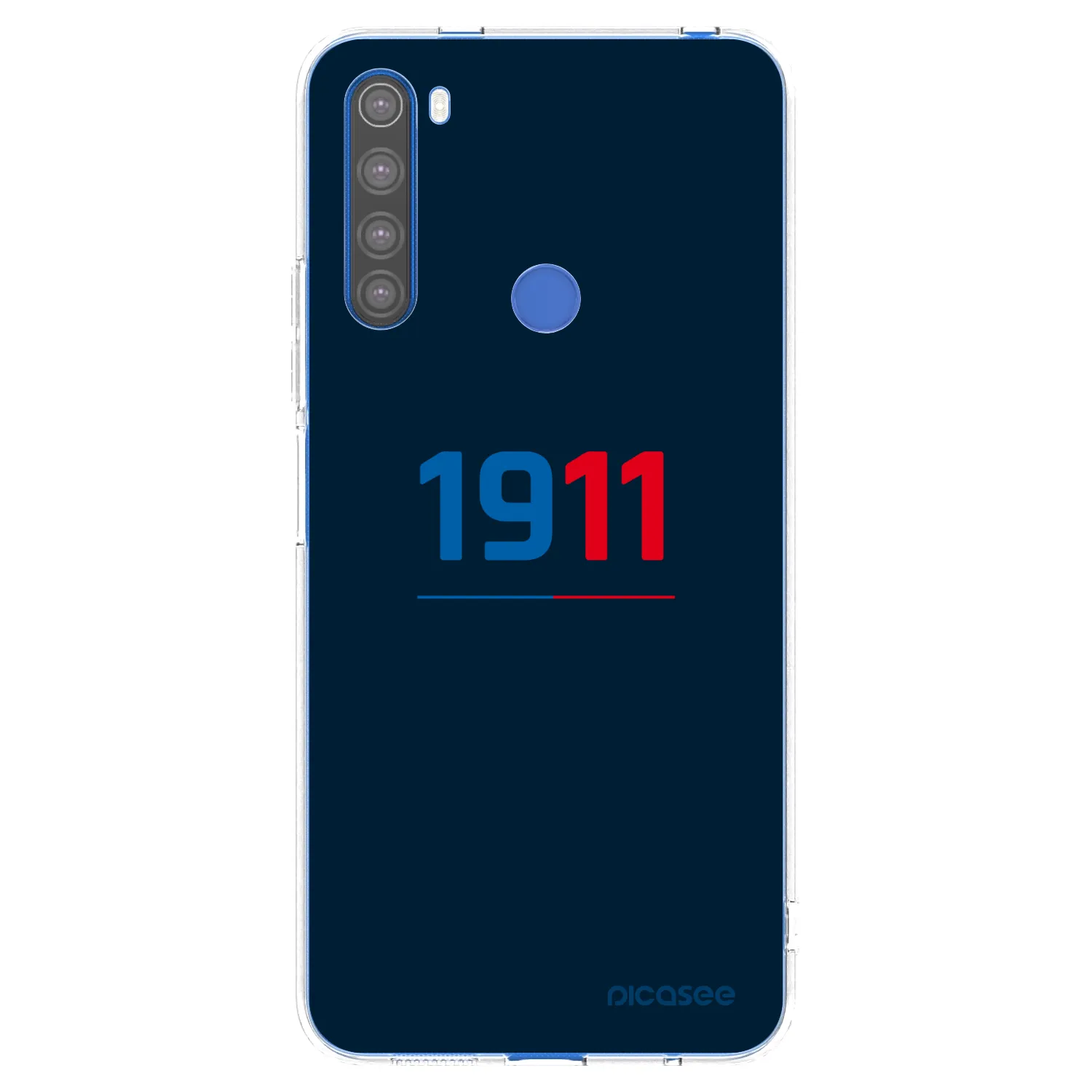 Picasee silikonový průhledný obal pro Xiaomi Redmi Note 8T - FC Viktoria Plzeň D