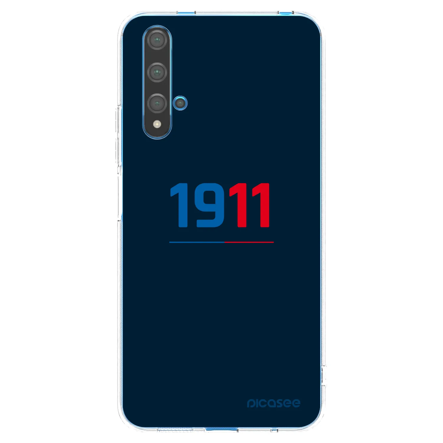 Picasee silikonový průhledný obal pro Huawei Nova 5T - FC Viktoria Plzeň D