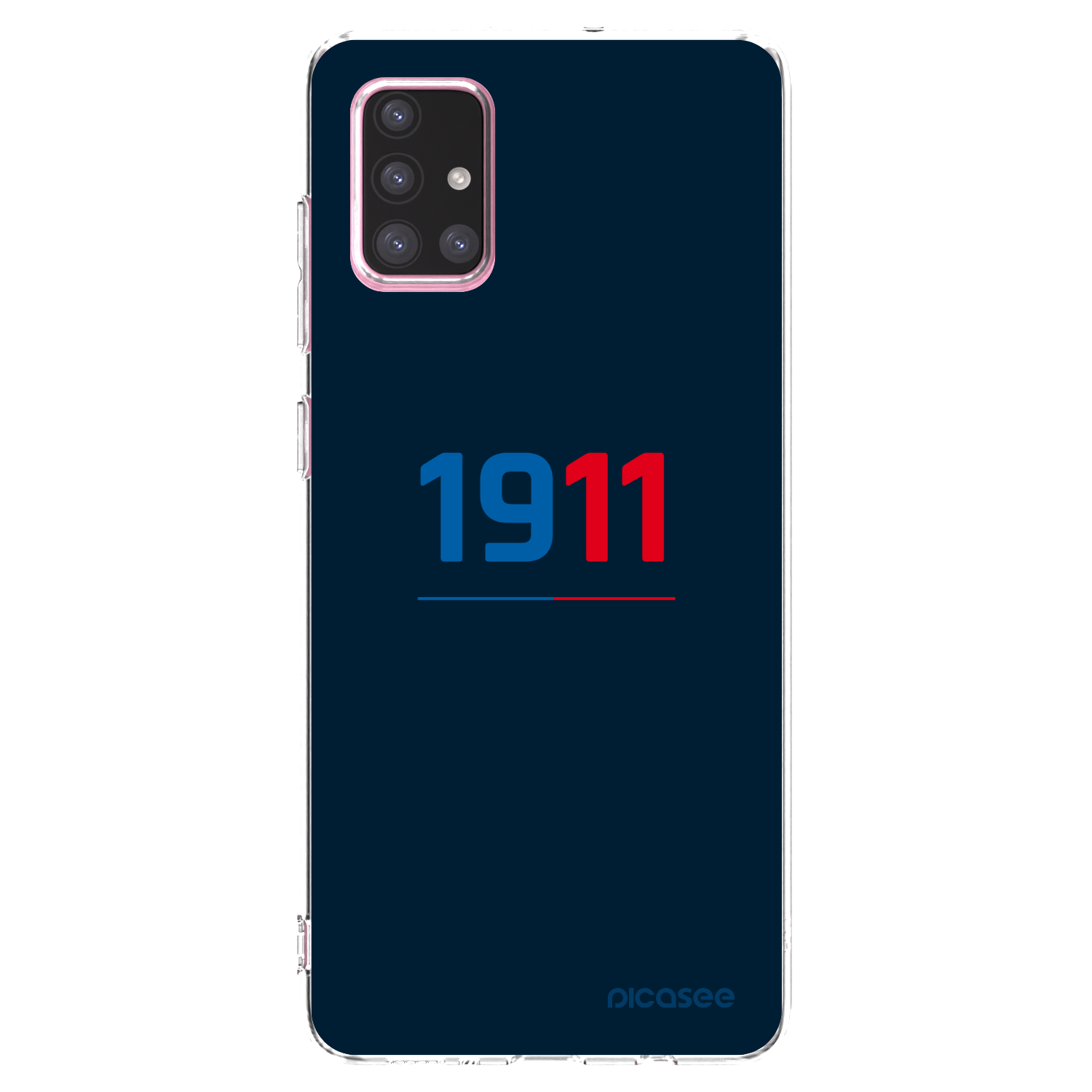 Picasee silikonový průhledný obal pro Samsung Galaxy A71 A715F - FC Viktoria Plzeň D