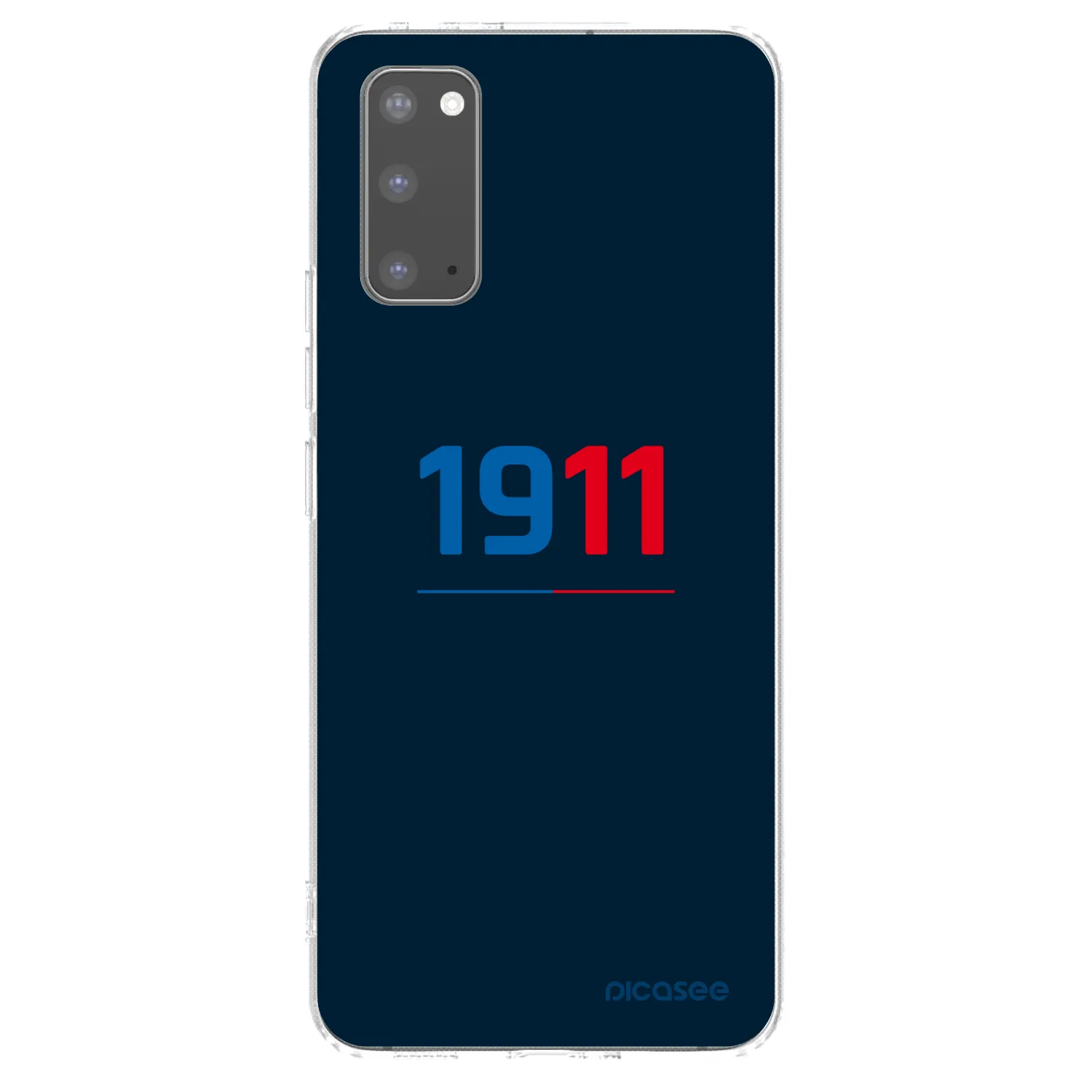 Picasee silikonový průhledný obal pro Samsung Galaxy S20 G980F - FC Viktoria Plzeň D