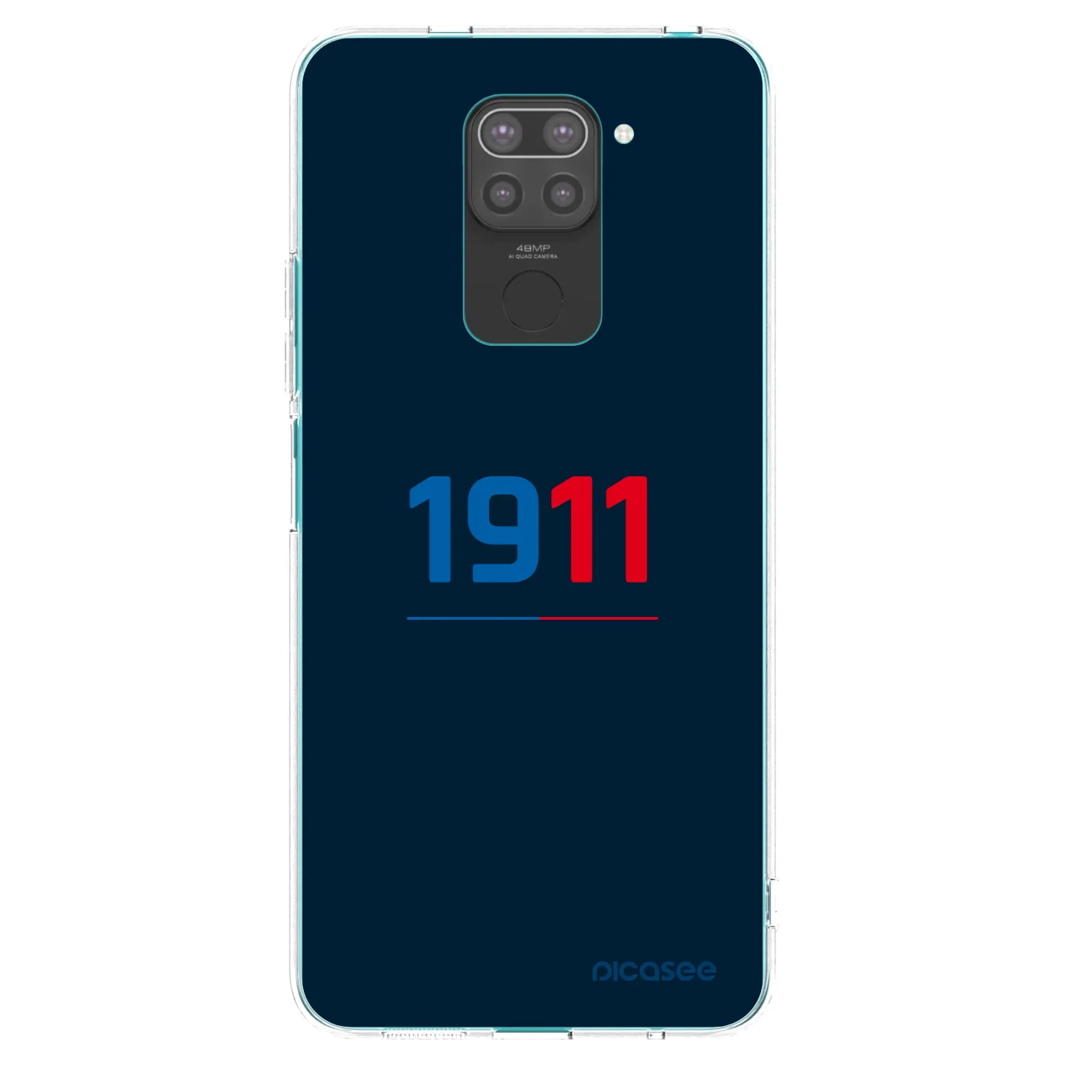 Picasee silikonový černý obal pro Xiaomi Redmi Note 9 - FC Viktoria Plzeň D