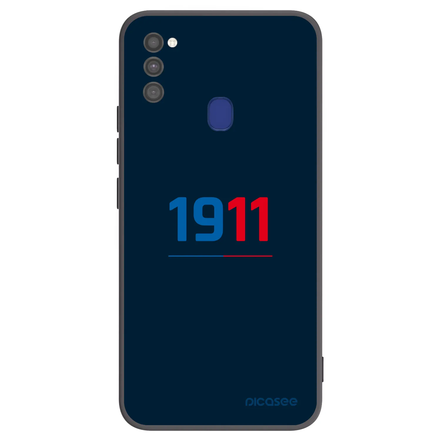 Picasee silikonový černý obal pro Samsung Galaxy M21 M215F - FC Viktoria Plzeň D