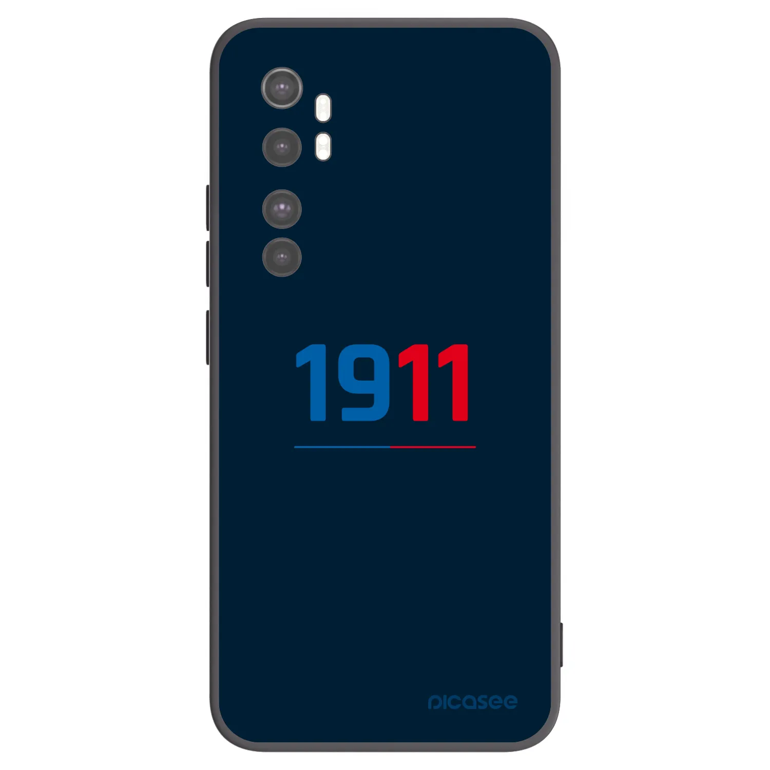 Picasee silikonový černý obal pro Xiaomi Mi Note 10 Lite - FC Viktoria Plzeň D