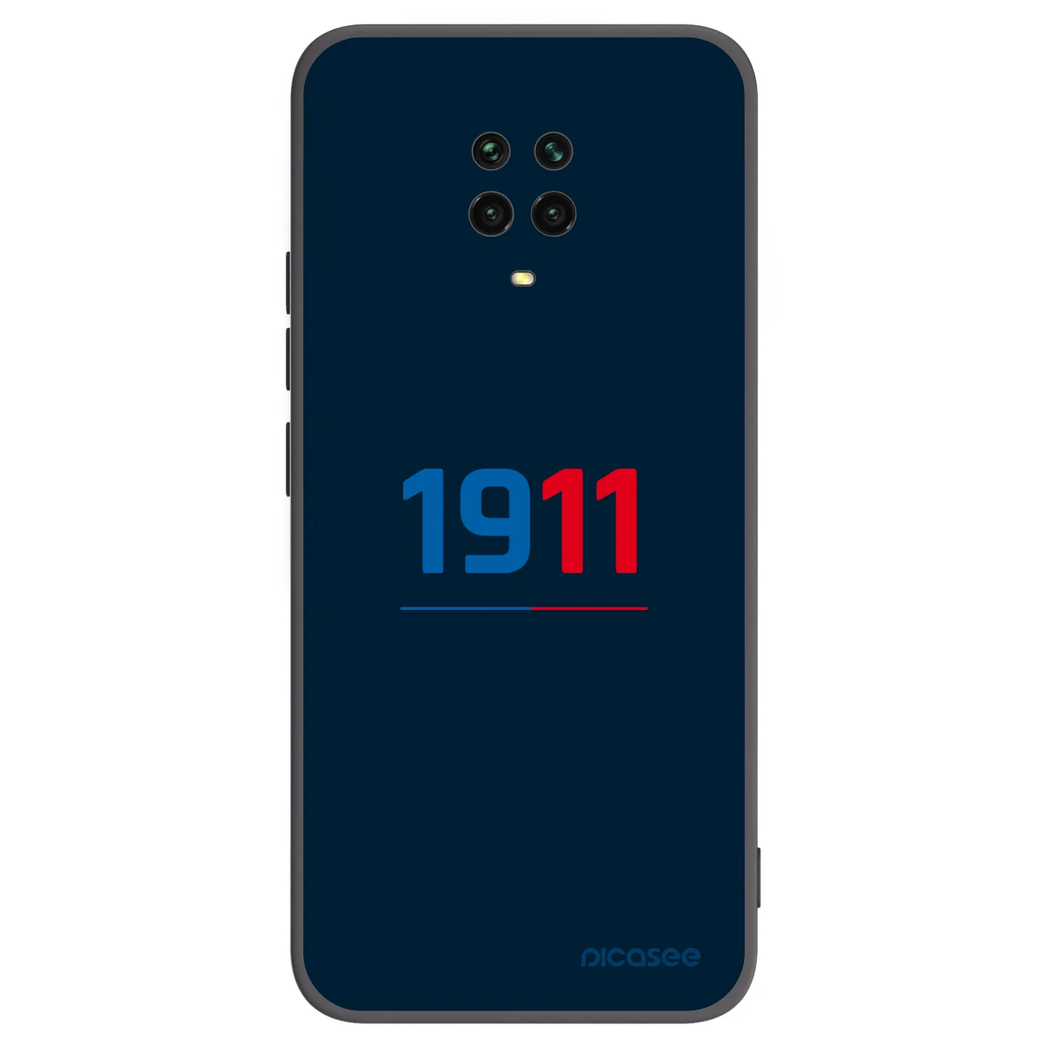 Picasee silikonový černý obal pro Xiaomi Redmi Note 9S - FC Viktoria Plzeň D