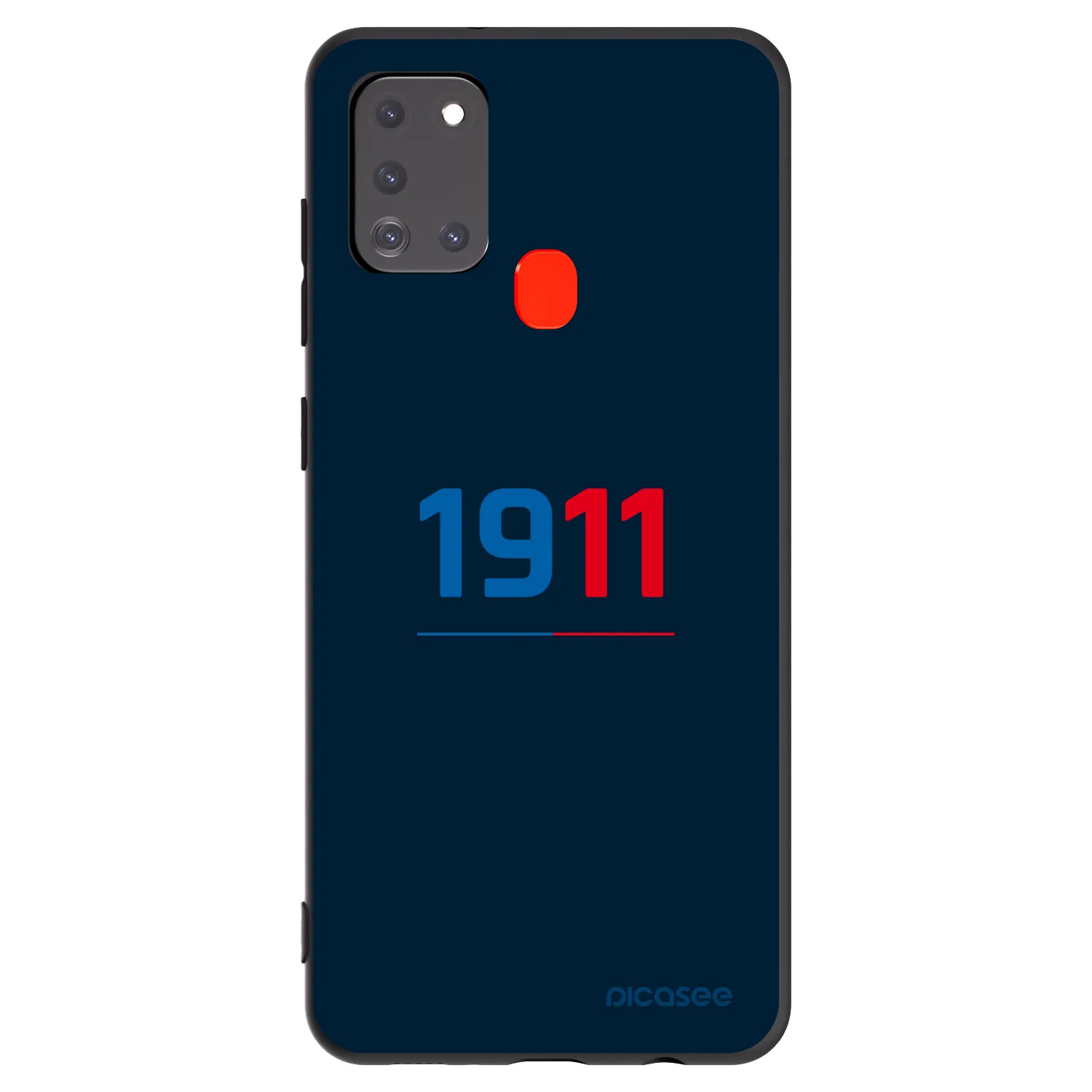 Picasee silikonový černý obal pro Samsung Galaxy A21s - FC Viktoria Plzeň D