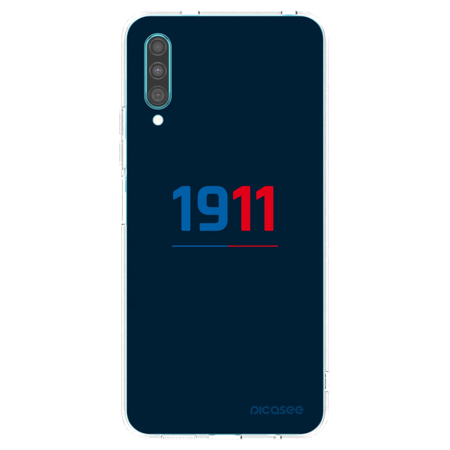 Picasee silikonový průhledný obal pro Samsung Galaxy A30s A307F - FC Viktoria Plzeň D