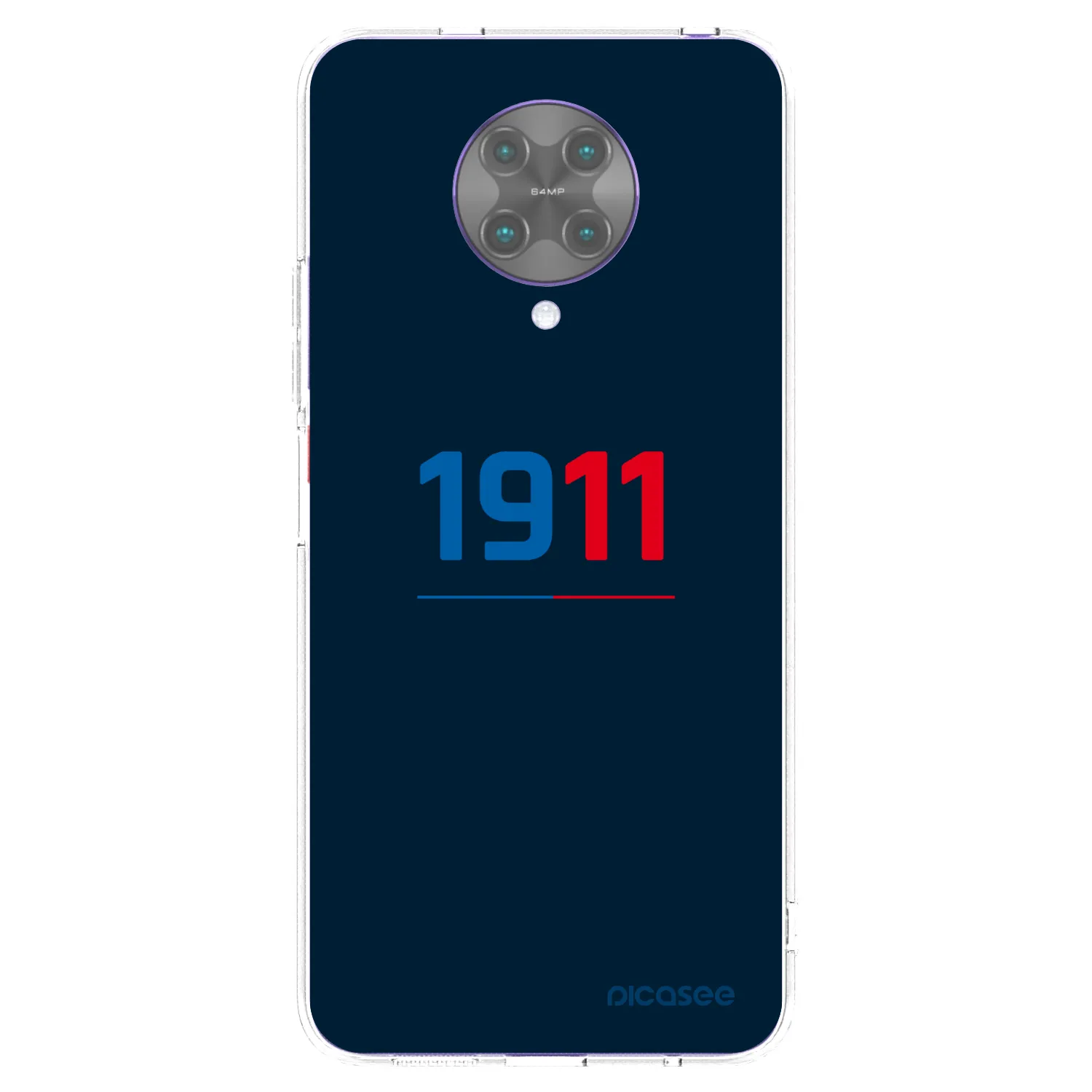 Picasee silikonový průhledný obal pro Xiaomi Poco F2 Pro - FC Viktoria Plzeň D