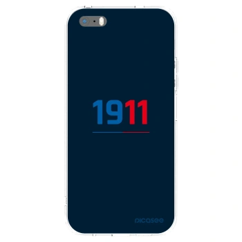 Picasee silikonový průhledný obal pro Apple iPhone 5/5S/SE - FC Viktoria Plzeň D