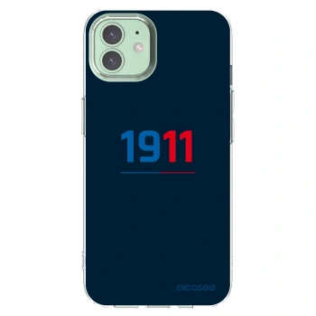 Picasee silikonový průhledný obal pro Apple iPhone 12 - FC Viktoria Plzeň D