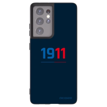 Picasee silikonový černý obal pro Samsung Galaxy S21 Ultra 5G G998B - FC Viktoria Plzeň D
