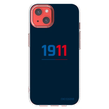 Picasee silikonový průhledný obal pro Apple iPhone 13 - FC Viktoria Plzeň D