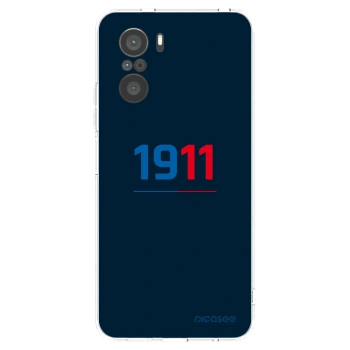 Picasee silikonový průhledný obal pro Xiaomi Poco F3 - FC Viktoria Plzeň D
