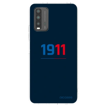 Picasee silikonový průhledný obal pro Xiaomi Redmi 9T - FC Viktoria Plzeň D