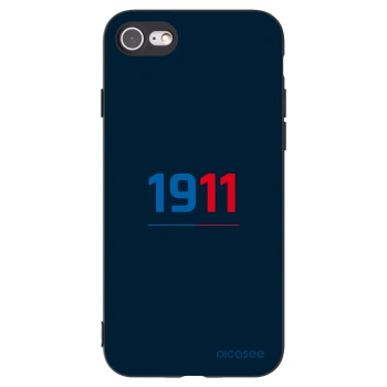 Picasee silikonový černý obal pro Apple iPhone SE 2022 - FC Viktoria Plzeň D