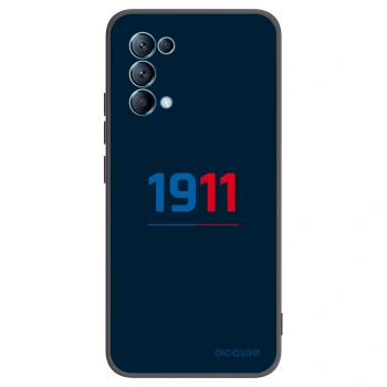 Picasee silikonový černý obal pro OPPO Reno 5 5G - FC Viktoria Plzeň D