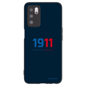 Picasee silikonový černý obal pro OPPO A16s - FC Viktoria Plzeň D