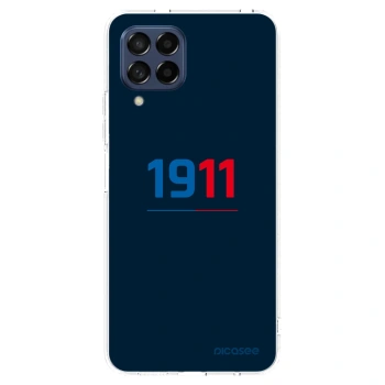 Picasee silikonový průhledný obal pro Samsung Galaxy M53 5G - FC Viktoria Plzeň D