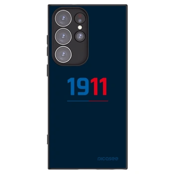 Picasee silikonový černý obal pro Samsung Galaxy S23 Ultra 5G - FC Viktoria Plzeň D
