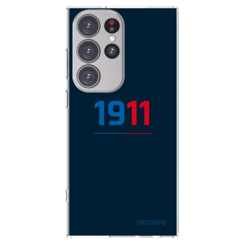 Picasee silikonový průhledný obal pro Samsung Galaxy S23 Ultra 5G - FC Viktoria Plzeň D
