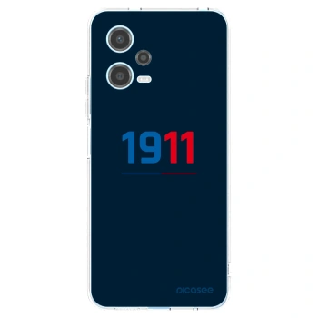 Picasee silikonový průhledný obal pro Xiaomi Redmi Note 12 5G - FC Viktoria Plzeň D