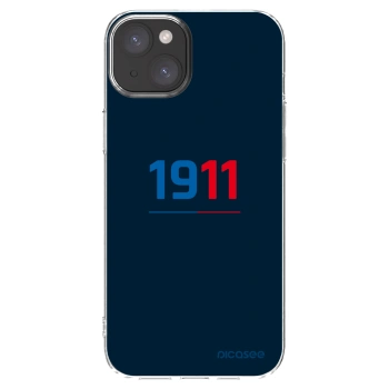 Picasee silikonový průhledný obal pro Apple iPhone 15 Plus - FC Viktoria Plzeň D