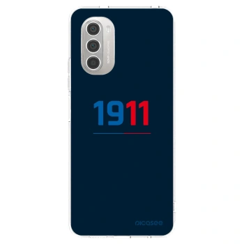 Picasee silikonový průhledný obal pro Motorola Moto G51 - FC Viktoria Plzeň D