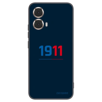 Picasee silikonový černý obal pro Motorola Moto G85 - FC Viktoria Plzeň D