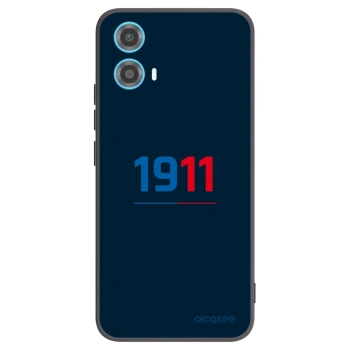Picasee silikonový černý obal pro Motorola Moto G34 5G - FC Viktoria Plzeň D