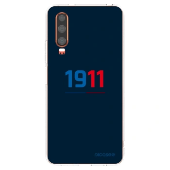 Picasee silikonový průhledný obal pro Huawei P30 - FC Viktoria Plzeň D