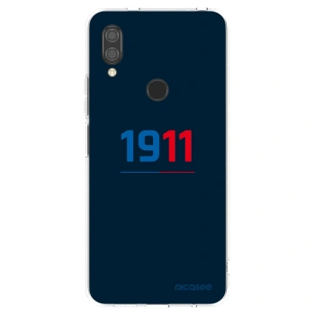 Picasee silikonový průhledný obal pro Xiaomi Redmi 7 - FC Viktoria Plzeň D