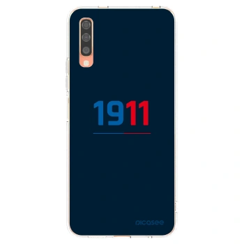 Picasee silikonový průhledný obal pro Samsung Galaxy A70 A705F - FC Viktoria Plzeň D