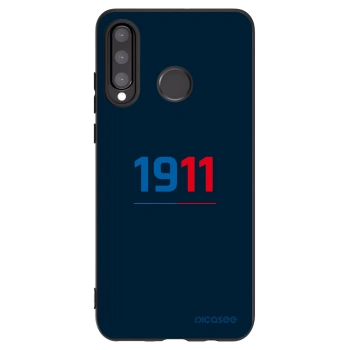 Picasee silikonový černý obal pro Huawei P30 Lite - FC Viktoria Plzeň D