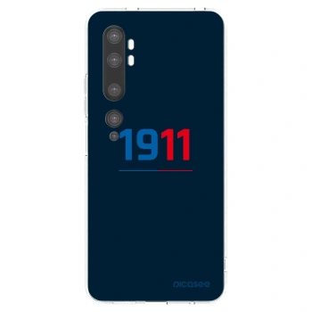 Picasee silikonový průhledný obal pro Xiaomi Mi Note 10 (Pro) - FC Viktoria Plzeň D