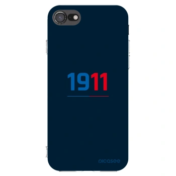 Picasee silikonový průhledný obal pro Apple iPhone SE 2020 - FC Viktoria Plzeň D